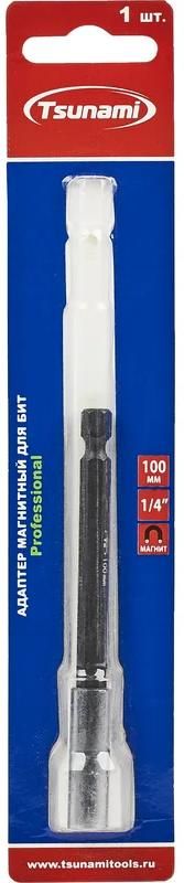 Адаптер магнитный для бит 100 мм Tsunami Professional T26020040000100 - фото